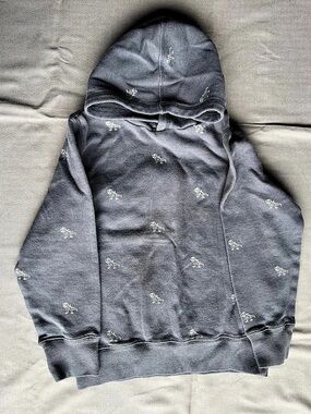 COTTON KIDS Gray Printed Pullover Hoodie